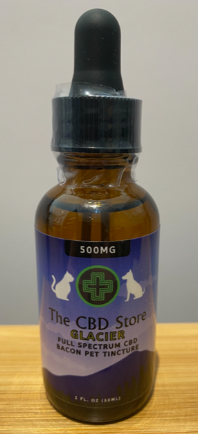 Glacier Pure CBD Pet Tincture - Bacon Flavored