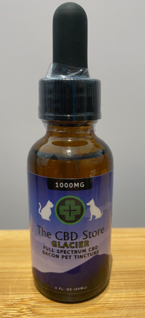 Glacier Pure CBD Pet Tincture - Bacon Flavored