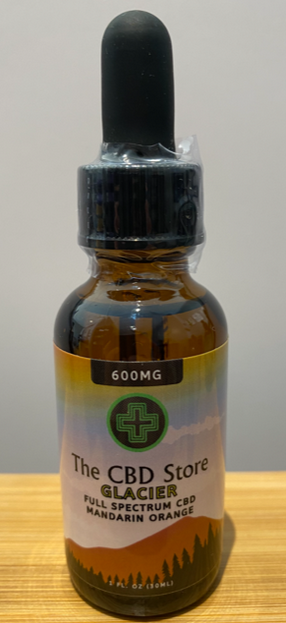 Glacier Pure CBD - Full Spectrum - Manderin Orange